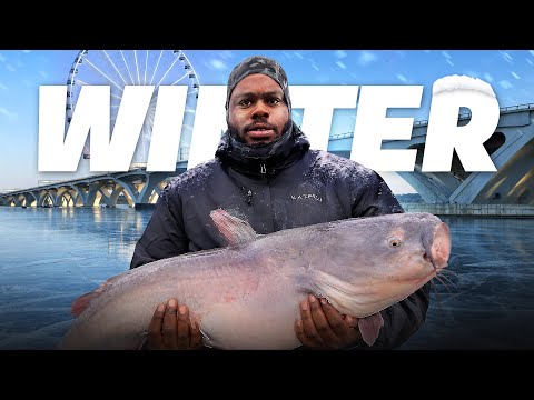 How To Find Catfish In The Winter - Catch And Cook on Christmas