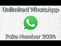 Fake Whatsapp Number 2024 | fake number se whatsapp kaise chalaye | how to get free WhatsApp number