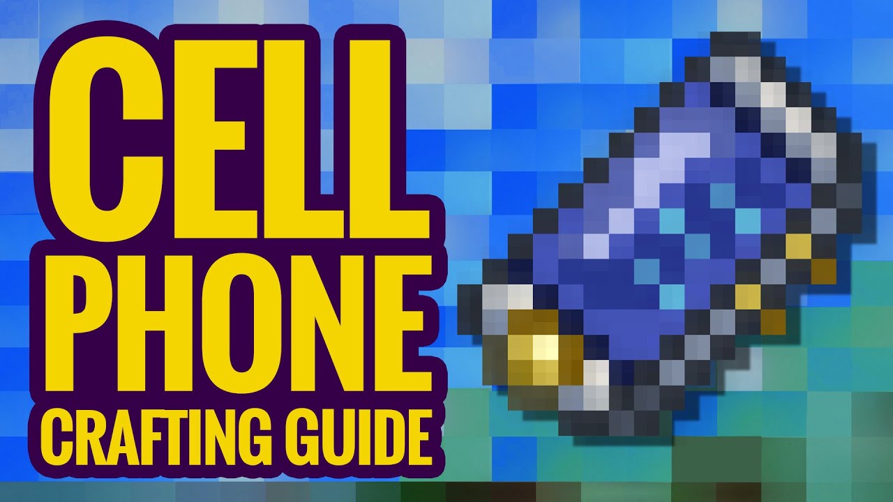 Cell Phone Crafting Guide - Terraria