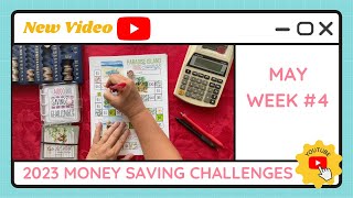 Budgeting Money Savings Challenges - May Week #4 - TracEy Monster Savings on Etsy