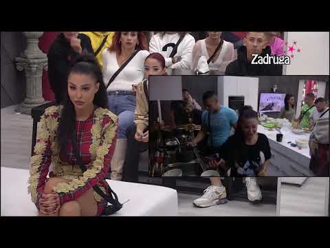 Zadruga 6 - Zadrugari gledaju Marka Markovića kako peva Maji pesmu - 21.10.2022.