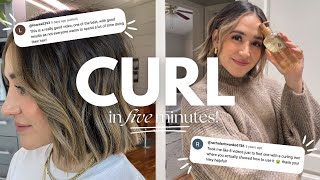 fool proof tutorial for curling short hair