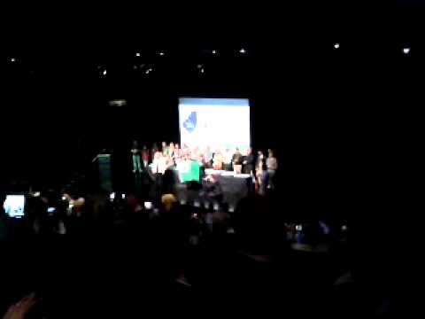 99-a Universala Kongreso de Esperanto - La transdono de la flago