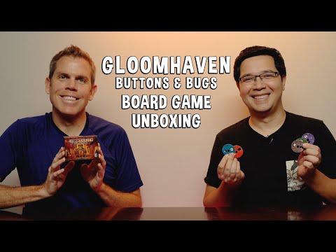 Unboxing Gloomhaven: Buttons & Bugs - Solo Campaign Board Game