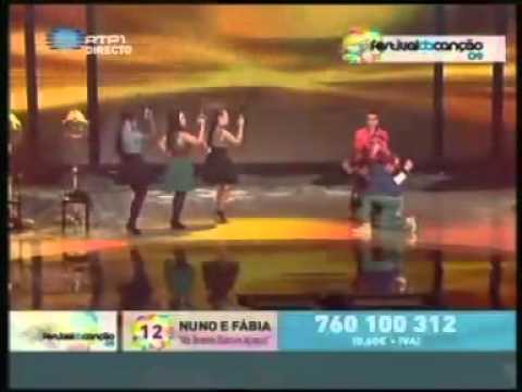 Nuno e Fábia Cardoso - Não Demores (Quero-te Aquecer) - Festival da Canção 2009