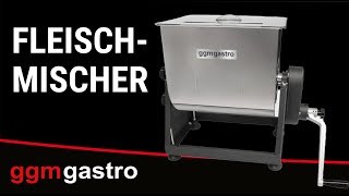 Manual Commercial Meat Mixer - 28L - 25kg - Reverse Function