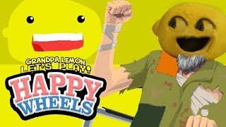 Happy Wheels: LEMON LEVELS!! [Grandpa Lemon Plays]