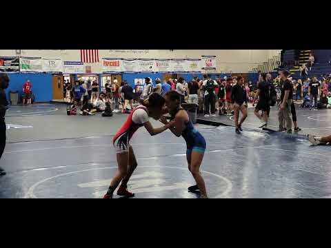 girl's freestyle Florida state wrestling championship, USA. round 1