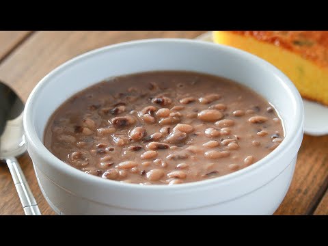 Simple Black Eyed Peas | No Meat Stovetop Recipe