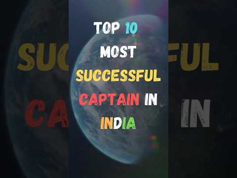 Top 10 Most Successful Captain In India | #top #india #cricket #shorts #captain