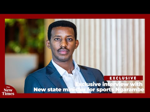 Rwego Ngarambe, 30, Rwanda's new state minister for sports talks about the industry's potential