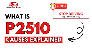 dtc p2510 quickly Fix