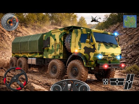 Offroad Army Cargo Truck Simulator 3D | Us Military Truck Driving Game 2026 | Cargo Transport