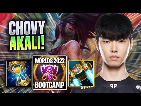 CHOVY DESTROYING WITH AKALI! - GEN Chovy Plays Akali MID vs Akshan! | Bootcamp 2022