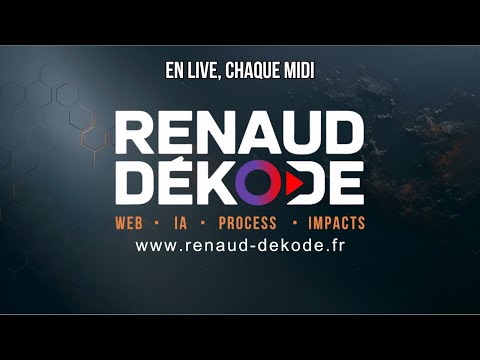 L'actualité tech du 25/04/2025 en Live sur Renaud Dékode