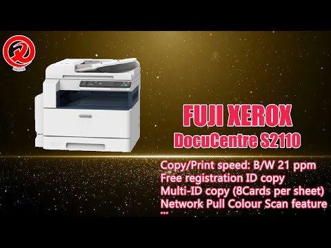 Xerox DocuCentre S2110N TL200615 Copy/Print speed: B/W 21 ppm color scan 256mb Multi-ID copy