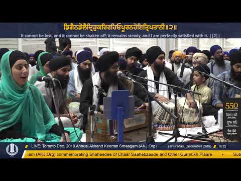 023 Toronto Dec. 2019 Thursday Evening - Bhai Rajbir Singh Jee Amritsar