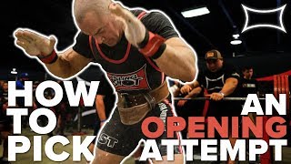 How to Pick Your Opener For Your First Powerlifting Meet