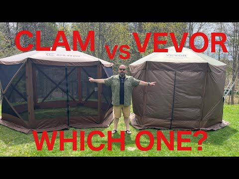 Clam Quick Set VS Vevor Gazebo After One Year of Use. Watch Before You Buy!