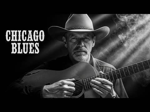 Chicago Blues City Nights Electric Guitar Groove Vintage Tone and Slow Burning Blues Emotion