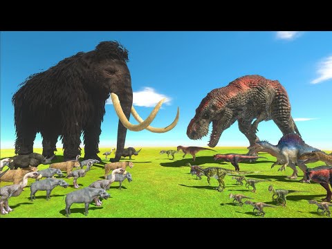 Big Update - Prehistoric Mammals vs Carnivore Dinosaurs | Animal Revolt Battle Simulator