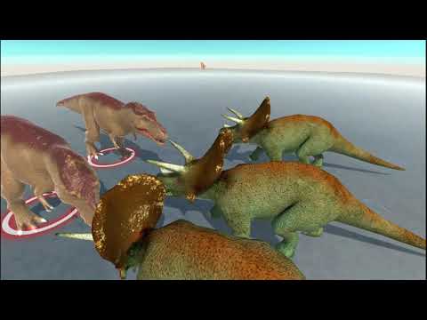 2x TREX VS 3x EVERY UNIT |Animal Revolt Battle Simulator