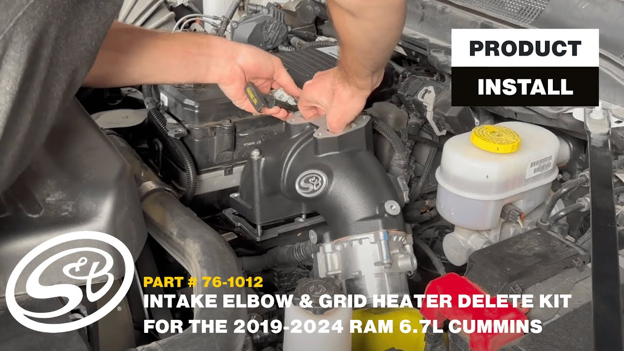 S&B | Intake Elbow for 2019-24 6.7L Cummins *Prevent that OE Grid Heater Bolt Failure Point*