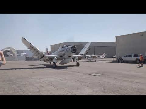 Planes of Fame Living History Flying Day - Douglas AD 4 Skyraider