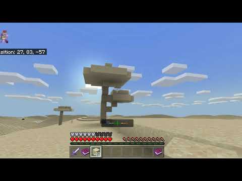 ukGrannyGamer - Let's Play Minecraft Bedrock The Alchemist: Desert Survival ep1