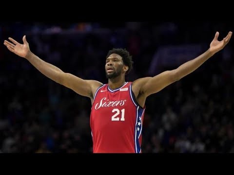 Joel Embiid vs Enes Kanter NBA Christmas 76ers vs Knicks 2017-18 Season
