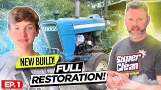 Restoring a Ford Tractor | Ford 4100 Tractor Restoration | Part 1