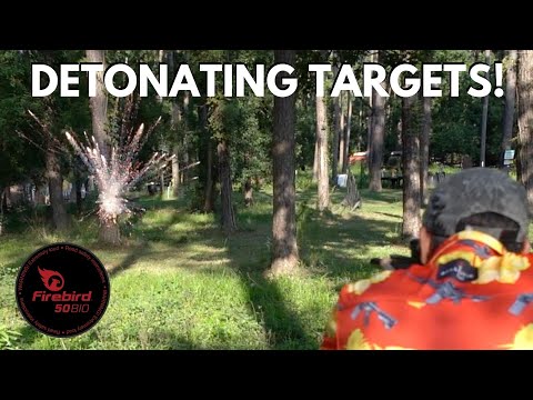 Firebird Detonating Targets!