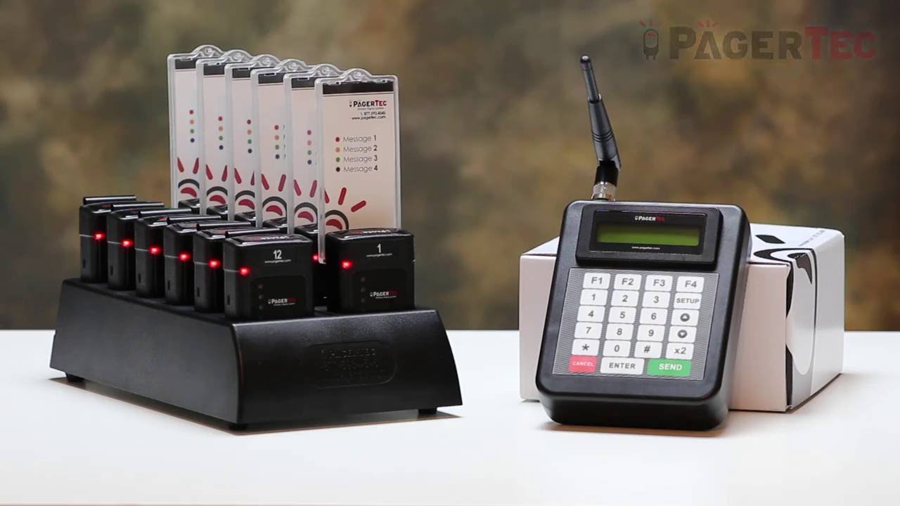 Pagertec- 4 Message Paging System