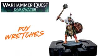 How to paint Pox Wretches from Warhammer Quest: Darkwater