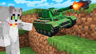 Minecraft pero Todos Los Bloques dan ARMAS de GUERRA!