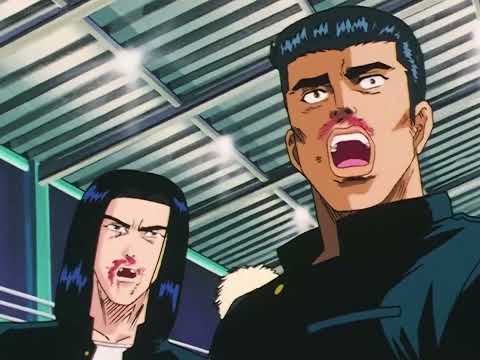 Slam Dunk - Sakuragi and his team fighting a gang