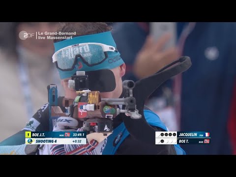 Biathlon WC Le Grand Bornand 22.12.2019 - Men's 15 km Mass Start (German)
