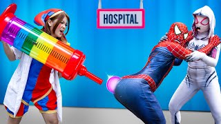 Download lagu Spider-Man: Into The Spider-Verse (2024) #268 | Funny video Spiderman goes to the Doctor mp3