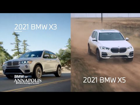 2021 BMW X3 vs BMW X5 SUV Comparison
