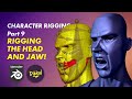 Character Rigging in Blender 9 - Rigging the Head and Jaw