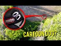 DRONE CATCHES CARTOON DOG AT HAUNTED FOREST!! (WE FOUND HIM!)