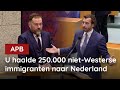 Baudet vs slapende Dijkhoff: u haalde 250.000 niet-Westerse immigranten naar Nederland