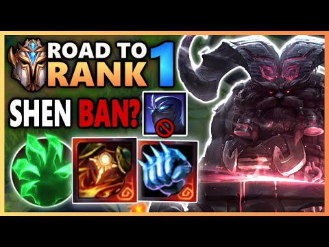 Riven made a big mistake banning my Shen - Road To Rank 1 (#4)