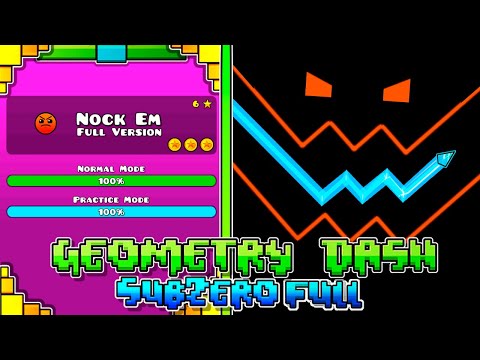 Nock Em Full Version (All Secret Coins) | Geometry Dash Subzero Full Version | By MusicSoundsGD