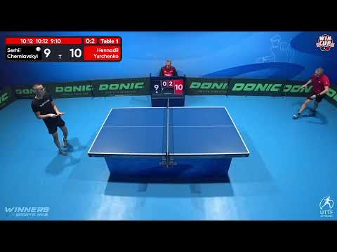 17:00 Serhii Cherniavskyi 0-3 Hennadii Yurchenko West 3 WIN CUP 24.11.2022 | TABLE TENNIS WINCUP