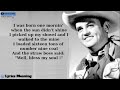 Merle Travis | Radio Version - Sixteen Tons | Lyrics Meaning