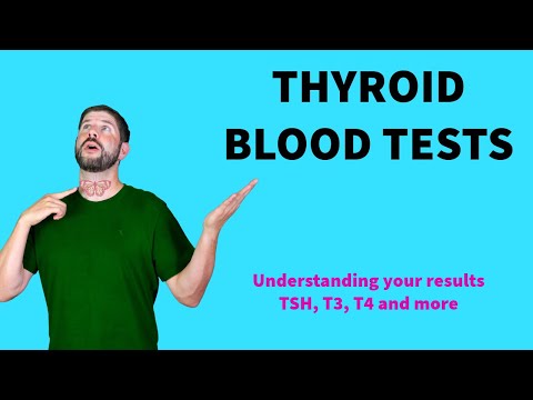 Thyroid blood tests explained. TFTs. Underactive thyroid, overactive thyroid.