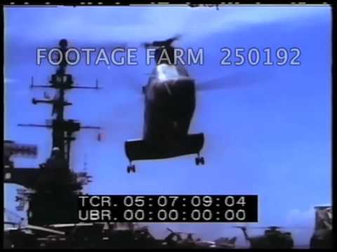 Vietnam War: Evacuation of Saigon By CVA-41 250192-04 | Footage Farm
