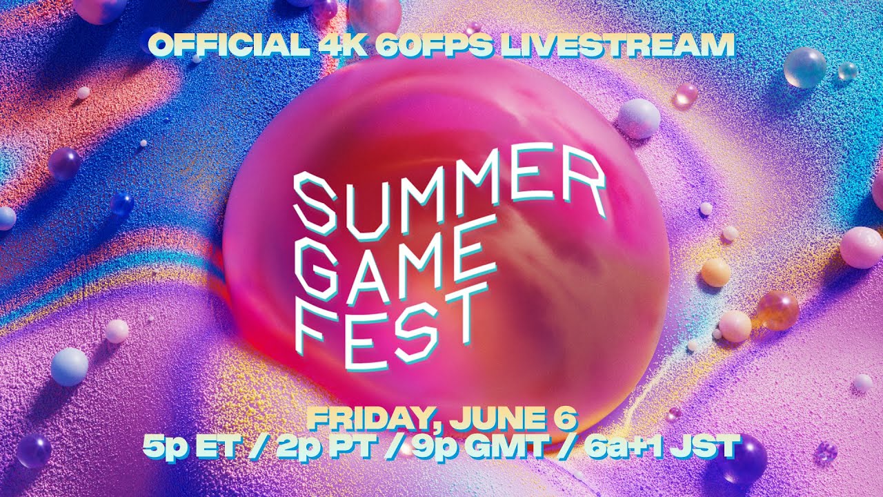 🔆 SUMMER GAME FEST 2025 (4K60FPS): Official Livestream, Friday, June 6 5p ET / 2p PT / 9p GMT - YouTube