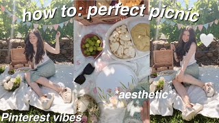 HOW TO HAVE A PERFECT PICNIC *aesthetic*